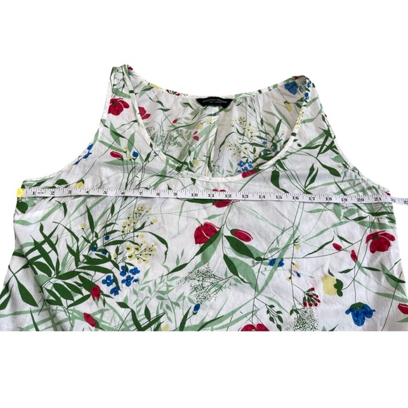 DOROTHY PERKINS FLORAL PEPLUM TANK COTTAGECORE BOTANICAL GARDEN PARTY - SIZE 18 - Picture 7 of 14